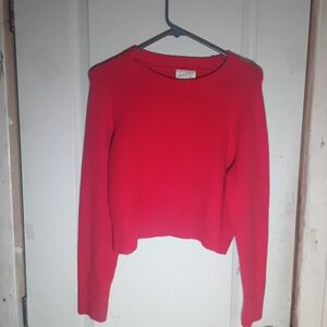 Universal Thread Vibrant Red Crew Neck Sweater